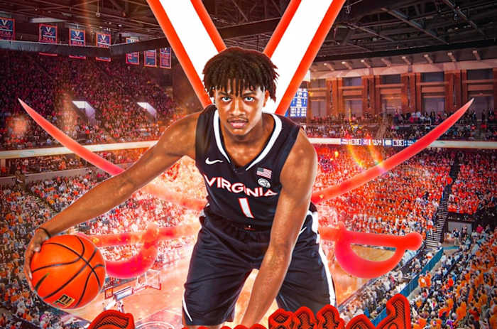 Four-star shooting guard Elijah Gertrude announced his commitment to the Virginia men's basketball program.